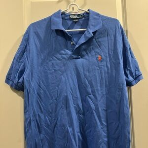 Polo by Ralph Lauren 1/4 Button Down Short Sleeve Polo Shirt short sleeve size M